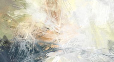 Soyut arkaplanda pürüzlü fırça darbeleri. Fırça boyası. Renkli boya darbeleri. Eşsiz duvar sanatı. Tuvaldeki modern sanat. Renkli çağdaş sanat eserleri.