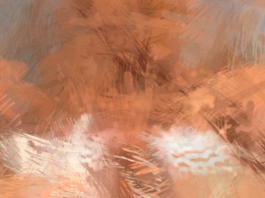 Soyut arkaplanda pürüzlü fırça darbeleri. Fırça boyası. Renkli boya darbeleri. Eşsiz duvar sanatı. Tuvaldeki modern sanat. Renkli çağdaş sanat eserleri.