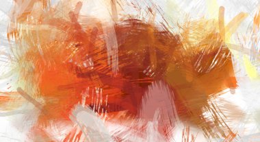 Soyut arkaplanda pürüzlü fırça darbeleri. Fırça boyası. Renkli boya darbeleri. Eşsiz duvar sanatı. Tuvaldeki modern sanat. Renkli çağdaş sanat eserleri.