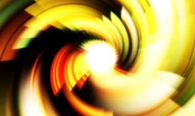 Dönen Işık gösterisi arka planı. Canlı renklerle donatılmış ruhani enerji girdabı. Renkli canlı hareket çizimi. Tanıtım geçmişi. Kutlama grafiği.