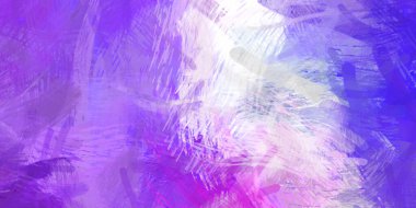 Soyut arkaplanda pürüzlü fırça darbeleri. Fırça boyası. Renkli boya darbeleri. Eşsiz duvar sanatı. Tuvaldeki modern sanat. Renkli çağdaş sanat eserleri.