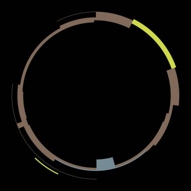 Fütürist dairesel gövde arayüzü elementi. Soyut çember geometrik arkaplan. Dijital teknolojinin grafiksel çizimi.