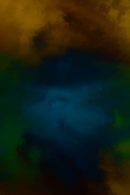 Modern fırça darbeleri. Poster, duvar sanatı, afiş, kart, kitap kapağı veya ambalaj için rahatlatıcı kompozisyonun yumuşak renkli çizimi. Pastel renklerle suluboya. 