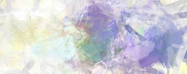 Soyut arkaplanda pürüzlü fırça darbeleri. Fırça boyası. Renkli boya darbeleri. Eşsiz duvar sanatı. Tuvaldeki modern sanat. Renkli çağdaş sanat eserleri.