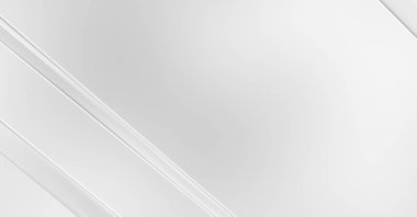 Soyut ışık fütüristik duvar kağıdı. Zarif, parlak çizgili arka plan. Geometrik katmanlı üç boyutlu beyaz arkaplan. Poster, broşür, sunum ve web sitesi için geometrik şablon tasarımı.