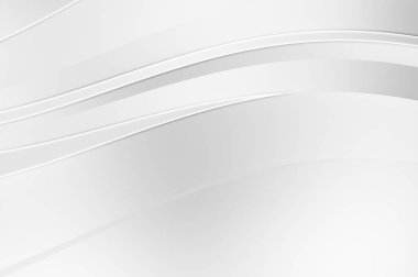 3 boyutlu illüstrasyon. Beyaz kıvrımlı yüzey. Lüks dokuma duvar kağıdı. Zarif bir zemin. Soyut fütüristik geçmiş. Minimalist geometrik kapak tasarımı. Çarpık beyaz çizgiler.