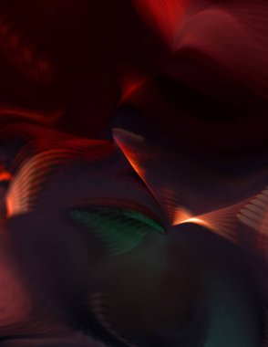 Hareketli girdapların soyut çizimi. Titreşimli renkli kıvrımların dönen akışı. Kıvrımlı ve kıvrımlı arka plan ve çizgiler. Garip duvar kâğıdı tasarımı. Dalgalanma arkaplanı.