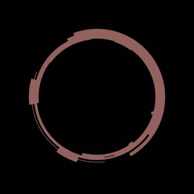 Fütürist dairesel gövde arayüzü elementi. Soyut çember geometrik arkaplan. Dijital teknolojinin grafiksel çizimi.