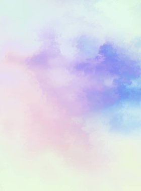 Modern fırça darbeleri. Poster, duvar sanatı, afiş, kart, kitap kapağı veya ambalaj için rahatlatıcı kompozisyonun yumuşak renkli çizimi. Pastel renklerle suluboya. 