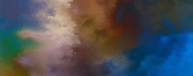 Modern fırça darbeleri. Poster, duvar sanatı, afiş, kart, kitap kapağı veya ambalaj için rahatlatıcı kompozisyonun yumuşak renkli çizimi. Pastel renklerle suluboya. 