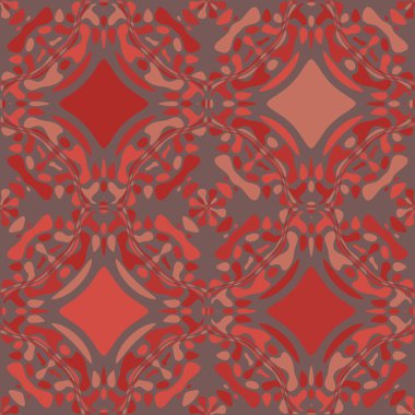 Soyut duvar kağıdı. Dekoratif hippi fayansları. Sanatsal arka plan. Yaratıcı karalama sanatı farklı şekil ve dokulara sahip kusursuz desen. Kolaj.