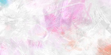 Soyut arkaplanda pürüzlü fırça darbeleri. Fırça boyası. Renkli boya darbeleri. Eşsiz duvar sanatı. Tuvaldeki modern sanat. Renkli çağdaş sanat eserleri.