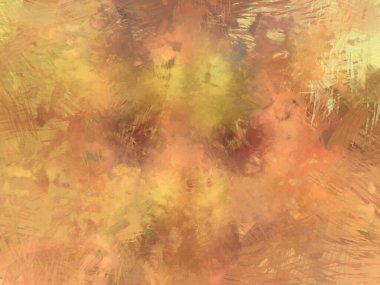 Soyut arkaplanda pürüzlü fırça darbeleri. Fırça boyası. Renkli boya darbeleri. Eşsiz duvar sanatı. Tuvaldeki modern sanat. Renkli çağdaş sanat eserleri.