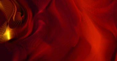 Hareketli girdapların soyut çizimi. Titreşimli renkli kıvrımların dönen akışı. Kıvrımlı ve kıvrımlı arka plan ve çizgiler. Garip duvar kâğıdı tasarımı. Dalgalanma arkaplanı.