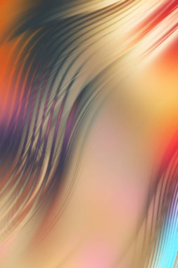 Soyut, enerjik bir arkaplan. Renkli, dalgalı duvar kâğıdı. Grafik konsept çizimi. Yumuşak dalgalı çizgiler. Girdap gibi renkli canlı şekiller..