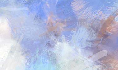 Soyut arkaplanda pürüzlü fırça darbeleri. Fırça boyası. Renkli boya darbeleri. Eşsiz duvar sanatı. Tuvaldeki modern sanat. Renkli çağdaş sanat eserleri.