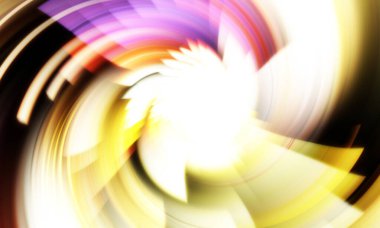 Dönen Işık gösterisi arka planı. Canlı renklerle donatılmış ruhani enerji girdabı. Renkli canlı hareket çizimi. Tanıtım geçmişi. Kutlama grafiği.