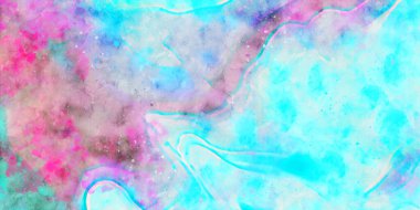 Kova desenli illüstrasyon. Çağdaş ve modern doku. Soyut renk boyama arka planı. Yaratıcı ve sanatsal duvar kağıdı. Fırçalanmış şekilleri ve lekeleri olan sanatsal duvar..