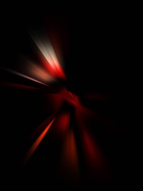 Parlayan ışıkları hareket ettirmenin havalı arka planı. Tasarımınız için canlı renkli bir portal şablonu. Işık ışınları ve hareket halindeki ışıldayan parçacıklar bir solucan deliği şekli oluşturuyor..