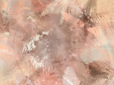 Soyut arkaplanda pürüzlü fırça darbeleri. Fırça boyası. Renkli boya darbeleri. Eşsiz duvar sanatı. Tuvaldeki modern sanat. Renkli çağdaş sanat eserleri.