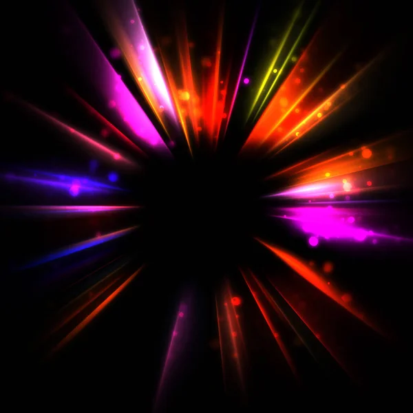 Pretty Background Crossing Beams Light Glowing Particles Wallpaper Vibrant Colorful — Stock Photo, Image