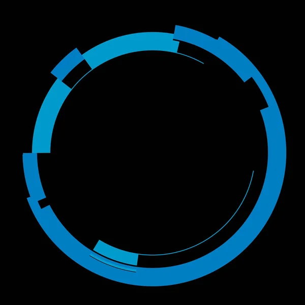 Футуристичний Елемент Кругового Інтерфейсу Абстрактне Коло Геометричного Фону Графічна Ілюстрація — стокове фото