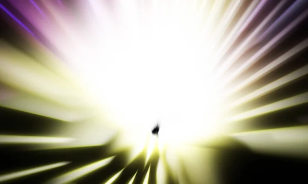 Trilhas Partículas Leves Fundo Preto Estrela Explosão Luz Com Partículas — Fotografia de Stock