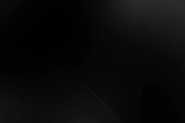 黒の曲線模様の表面 3Dイラスト 抽象未来的背景 最小限の幾何学的カバーデザイン 黒の縞模様を反り返る 高級レリーフテクスチャ壁紙 優雅な背景 — ストック写真