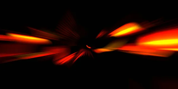 Energy Burst Beautiful Vivid Colors Dynamic Rays Light Isolated Black — Stock Photo, Image