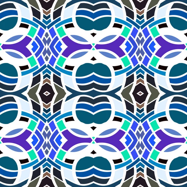 기하학적 패턴을 추상화하 바다없는 미니멀리즘 기하학적 모티프에요 과아름다운 색깔의 팔레트가 — 스톡 사진
