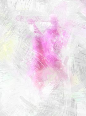 Soyut arkaplanda pürüzlü fırça darbeleri. Fırça boyası. Renkli boya darbeleri. Eşsiz duvar sanatı. Tuvaldeki modern sanat. Renkli çağdaş sanat eserleri.