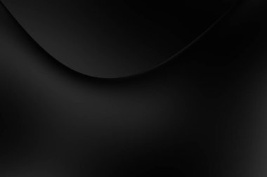 Web sitesi, poster, marka kimliği, broşür, sunum şablonu için lüks koyu bir arka plan. Dalgalı şekilli kaliteli tasarım. Dalgalanmalı soyut arkaplan. Pankart veya kapak tasarımı için dekorasyon.