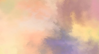 Modern fırça darbeleri. Poster, duvar sanatı, afiş, kart, kitap kapağı veya ambalaj için rahatlatıcı kompozisyonun yumuşak renkli çizimi. Pastel renklerle suluboya. 