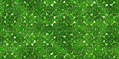 Renkli kumaş arka planında moda tarzında gümüş örgü süsü olan lüks, kusursuz bir şablon. Duvar kağıtları ve tekstil baskısı için tasarım. Lüks, ışıl ışıl metalimsi fantezi dokusu.