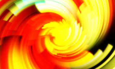 Dönen Işık gösterisi arka planı. Canlı renklerle donatılmış ruhani enerji girdabı. Renkli canlı hareket çizimi. Tanıtım geçmişi. Kutlama grafiği.