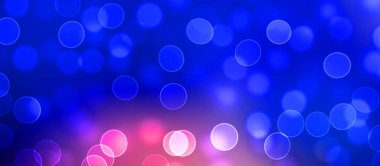 Kavramsal ışıklar duvar kağıdı. Güzel soyut çok renkli bokeh çemberleri parçacıklarla çevrili. Metninizi veya başlığınızı göstermek için boşluk ile odaklanmış olmayan canlı illüstrasyon. 