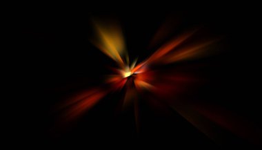 Parlayan yıldızın patlaması. Dinamik renkli arkaplan resmi. Parıldayan ışıklar duvar kağıdı. Tasarımınız için canlı şablon.