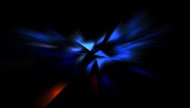 Parlayan ışıkları hareket ettirmenin havalı arka planı. Tasarımınız için canlı renkli bir portal şablonu. Işık ışınları ve hareket halindeki ışıldayan parçacıklar bir solucan deliği şekli oluşturuyor..