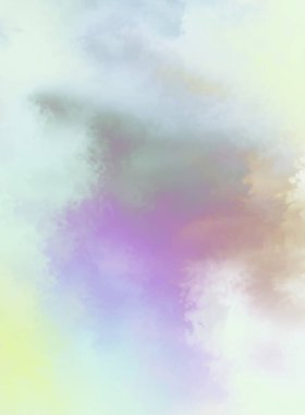 Modern fırça darbeleri. Poster, duvar sanatı, afiş, kart, kitap kapağı veya ambalaj için rahatlatıcı kompozisyonun yumuşak renkli çizimi. Pastel renklerle suluboya. 