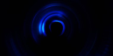 Parlayan neon ışıkları. Parlak sunum tasarım şablonu. Fotoğraf makinesi konsepti. Soyut arkaplan. Dönen ışık ışınları. Hareketli kavramsal duvar kağıdı. Grafik dijital illüstrasyon. 