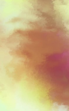 Modern fırça darbeleri. Poster, duvar sanatı, afiş, kart, kitap kapağı veya ambalaj için rahatlatıcı kompozisyonun yumuşak renkli çizimi. Pastel renklerle suluboya. 