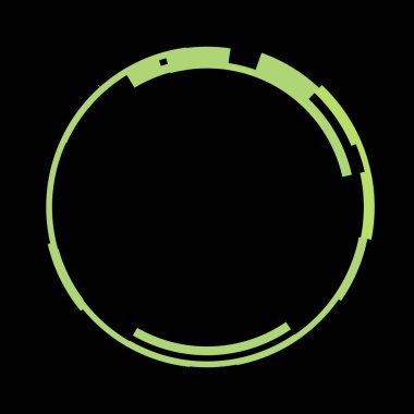 Fütürist dairesel gövde arayüzü elementi. Soyut çember geometrik arkaplan. Dijital teknolojinin grafiksel çizimi.