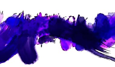 Mürekkep ve fosforlu kalemler yaratıcı çizimler. Beyaz arka planda boyama. El çizimi soyut renk dokuları. Poster, kart, davetiye, pankart, broşür, broşür için tasarım. Boyalı fırça darbeleri