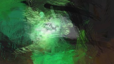 Soyut arkaplanda pürüzlü fırça darbeleri. Fırça boyası. Renkli boya darbeleri. Eşsiz duvar sanatı. Tuvaldeki modern sanat. Renkli çağdaş sanat eserleri.