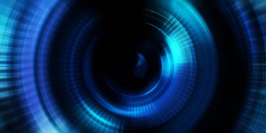 Parlayan neon ışıkları. Parlak sunum tasarım şablonu. Fotoğraf makinesi konsepti. Soyut arkaplan. Dönen ışık ışınları. Hareketli kavramsal duvar kağıdı. Grafik dijital illüstrasyon. 