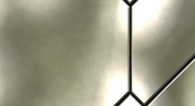 Üç boyutlu metalik doku. Uzay gemisi desenli yüzey. Aydınlık ve karanlık paneller. Fütürist soyut duvar kağıdı. Geometrik teknolojik yansıtıcı arkaplan.