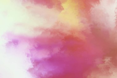 Modern fırça darbeleri. Poster, duvar sanatı, afiş, kart, kitap kapağı veya ambalaj için rahatlatıcı kompozisyonun yumuşak renkli çizimi. Pastel renklerle suluboya. 