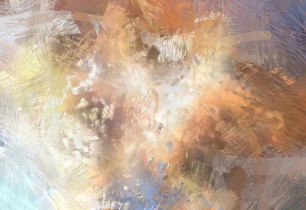 Soyut arkaplanda pürüzlü fırça darbeleri. Fırça boyası. Renkli boya darbeleri. Eşsiz duvar sanatı. Tuvaldeki modern sanat. Renkli çağdaş sanat eserleri.