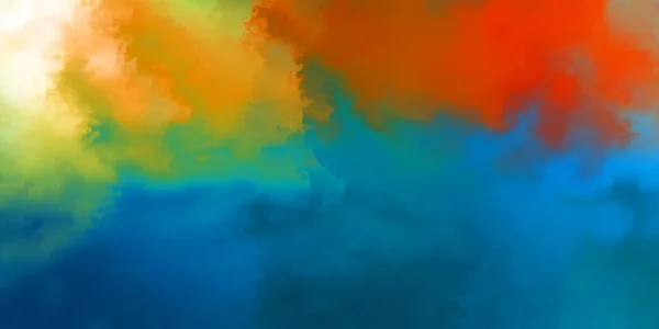 Moderne Pinselstrichmalerei Weiche Farbige Illustration Beruhigender Kompositionen Für Poster Wandbilder — Stockfoto