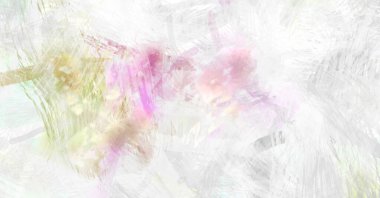 Soyut arkaplanda pürüzlü fırça darbeleri. Fırça boyası. Renkli boya darbeleri. Eşsiz duvar sanatı. Tuvaldeki modern sanat. Renkli çağdaş sanat eserleri.